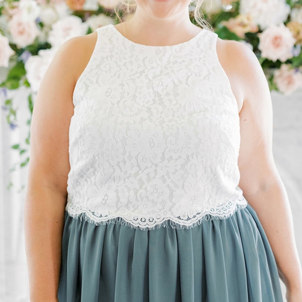 Revelry Aubrey Lace Top Cream Medium